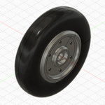 Fusion360で作ったタイヤのホイール