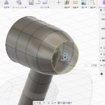 スカルプトでバイクのハンドルを作る