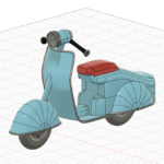 スカルプトでバイクを作る