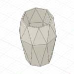 Fusion360のサーフェイスでダイヤ型の花瓶を作る