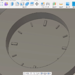 時計の本体は完成したので、今度は文字盤を作ります