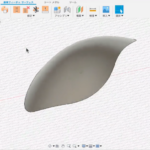 Fusion360のサーフェイスを交差で切り抜く